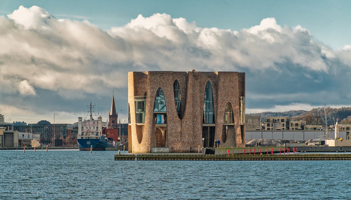 Celebre edificio a Vejle in Danimarca