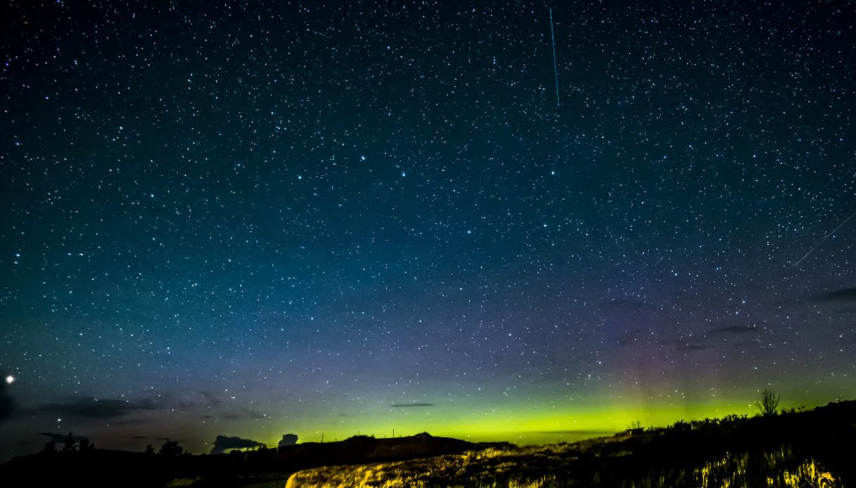 Scozia Aurora boreale a Skye