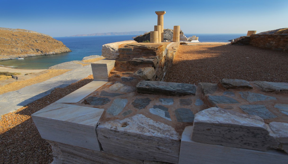 L'antico sito archeologico di Karthea, sull'isola di Kea
