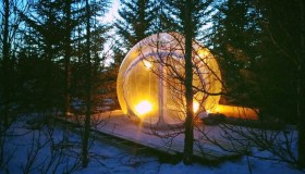 Islanda, l’hotel bolla per vedere l’aurora boreale