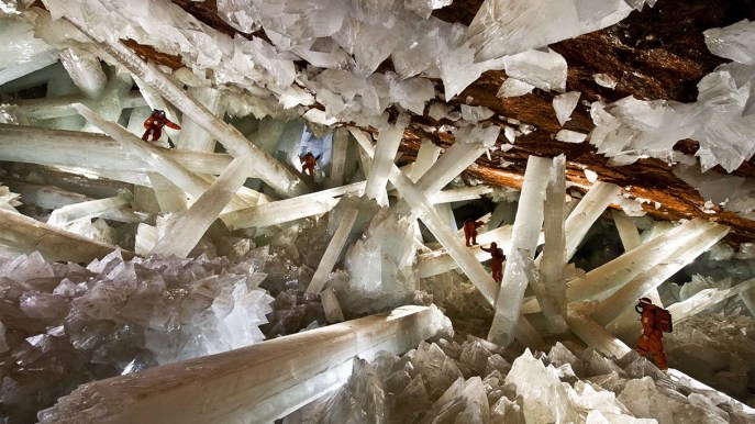 Naica, la grotta messicana con i cristalli giganti