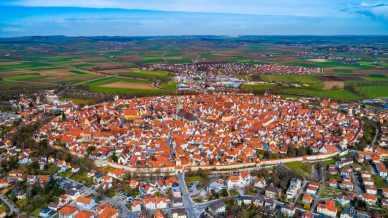 La città costruita nel cratere di un meteorite
