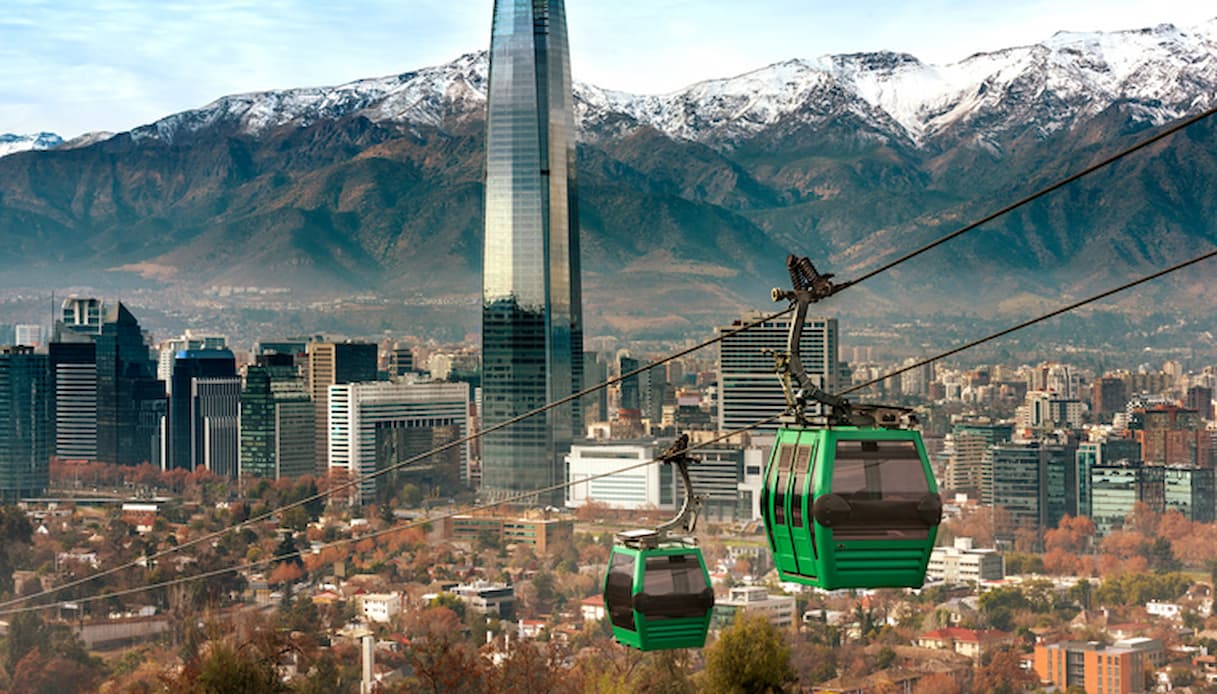 Santiago del Cile, funivia
