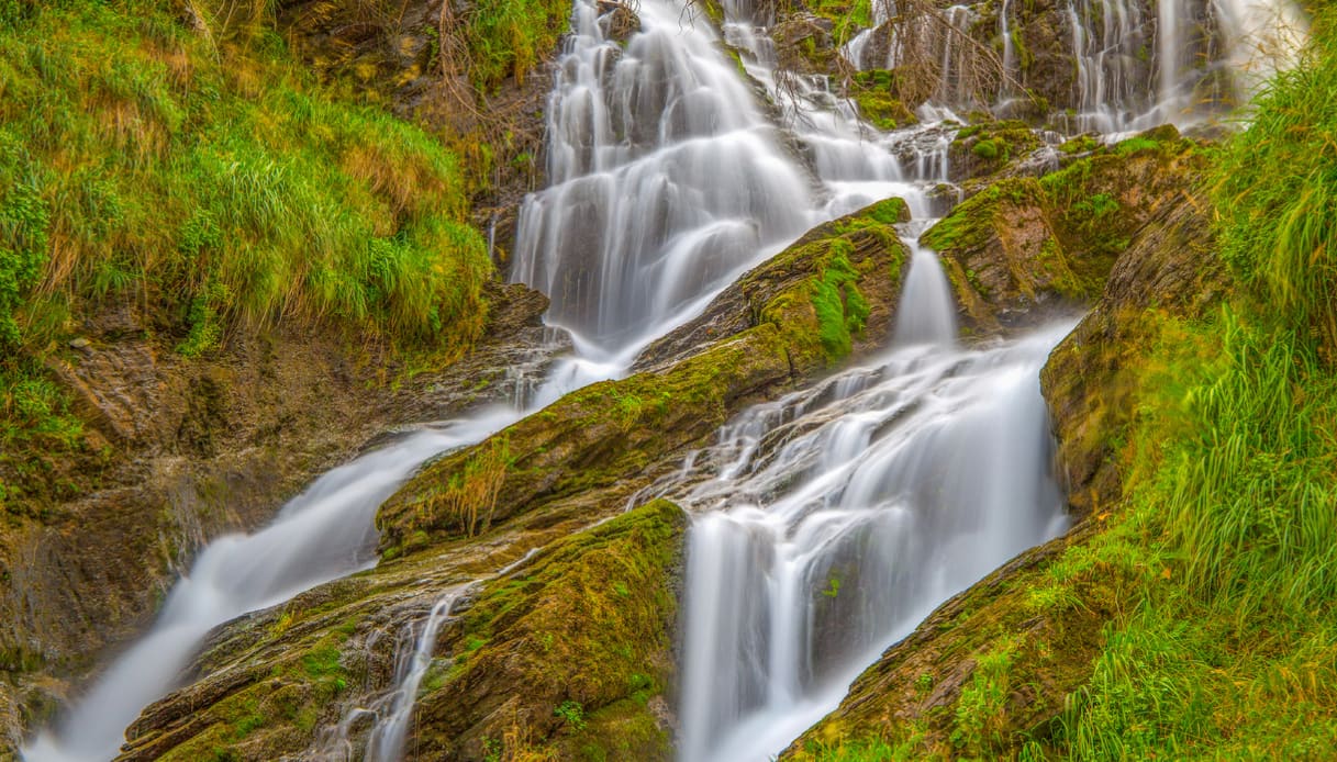 La cascata di Lenteney La Salle
