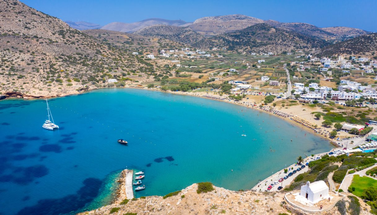 Spiaggia a Syros