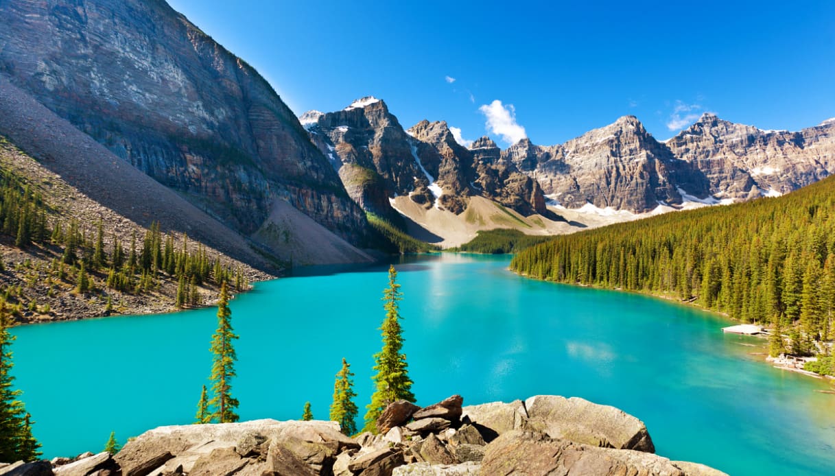 I colori del Moraine Lake