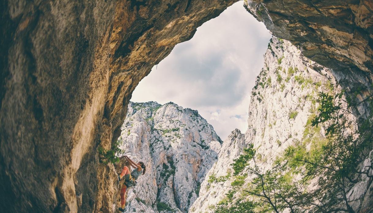 Parco nazionale di Paklenica arrampicata