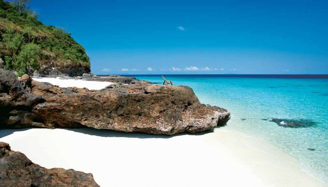 Spiaggia bianca sull'isola di Tsarabanjina