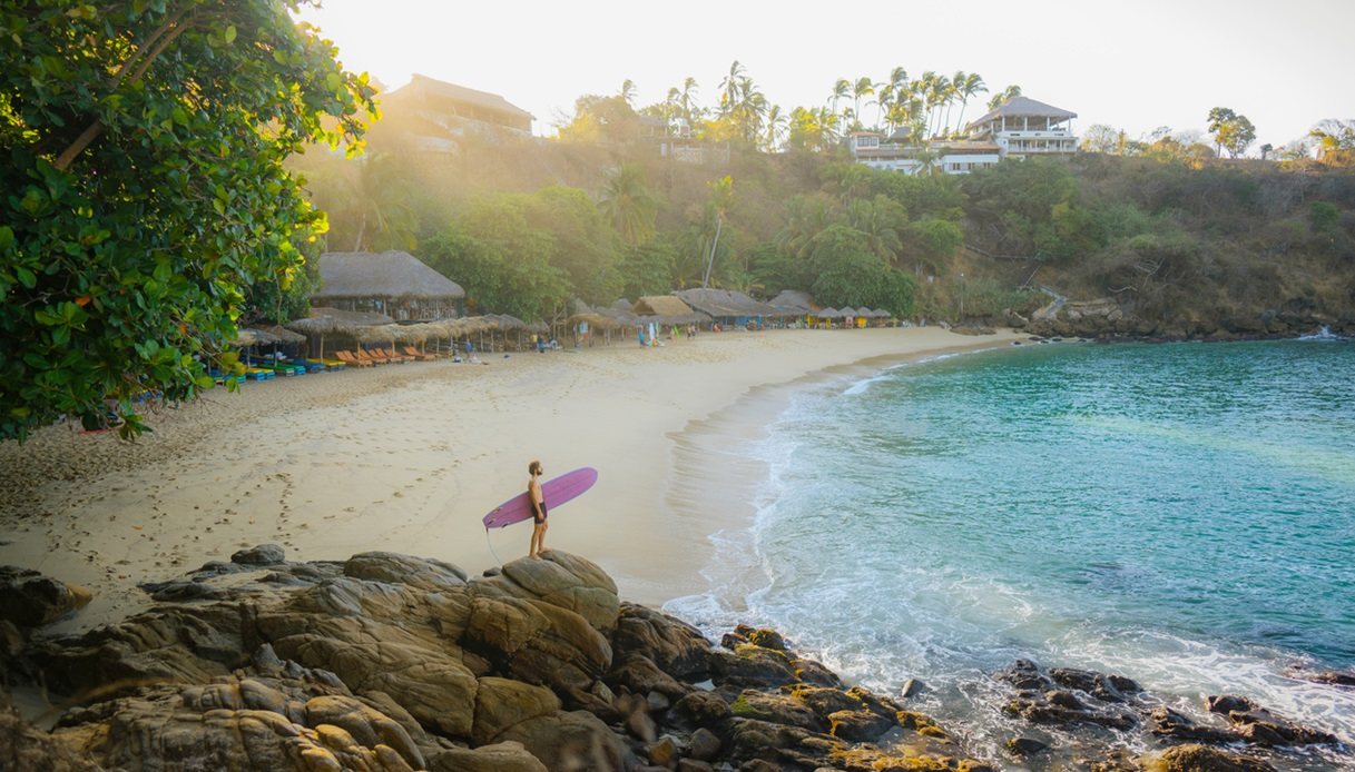 Puerto Escondido, in Messico