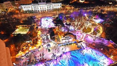 Si trova a Vienna la pista da pattinaggio più spettacolare d’Europa
