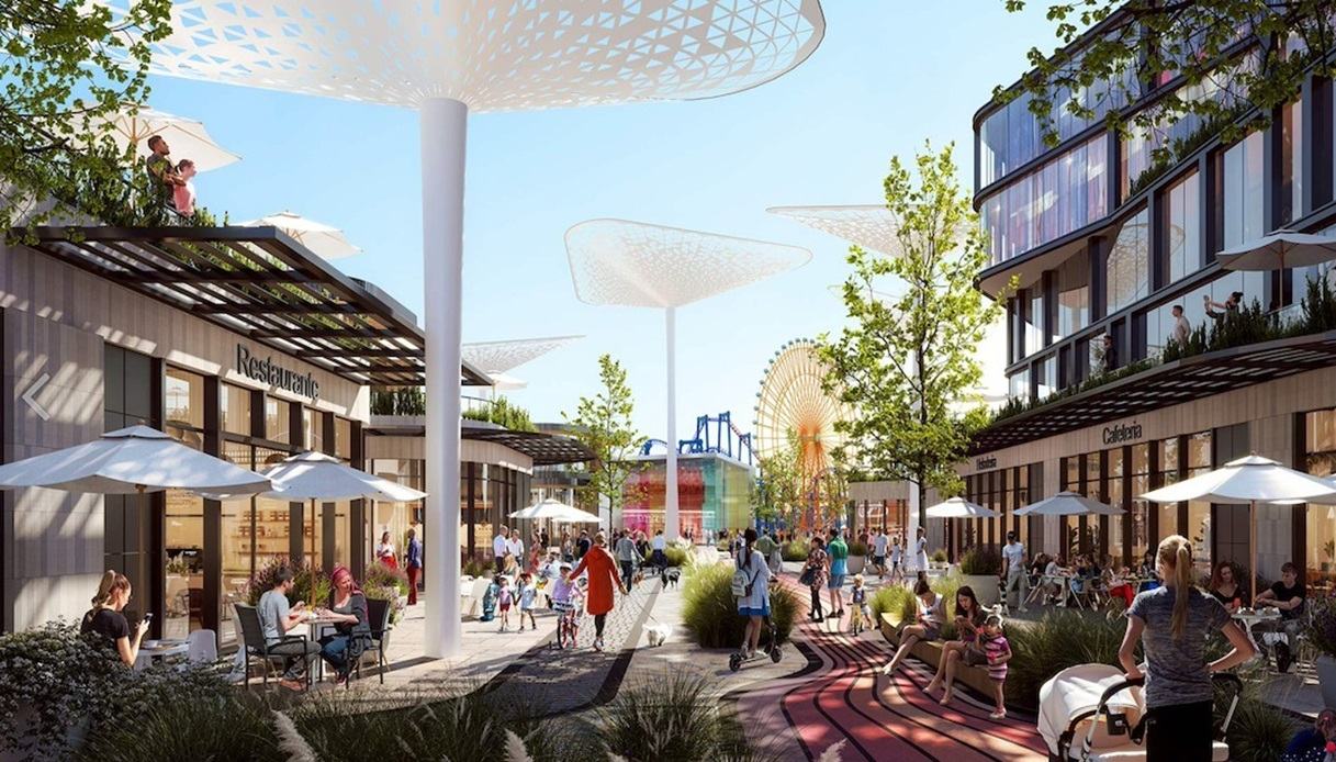 Le strade cittadine nel progetto di Elysium City
