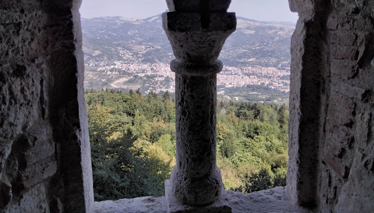 La vista dall'Eremo di San Marco ad Ascoli Piceno