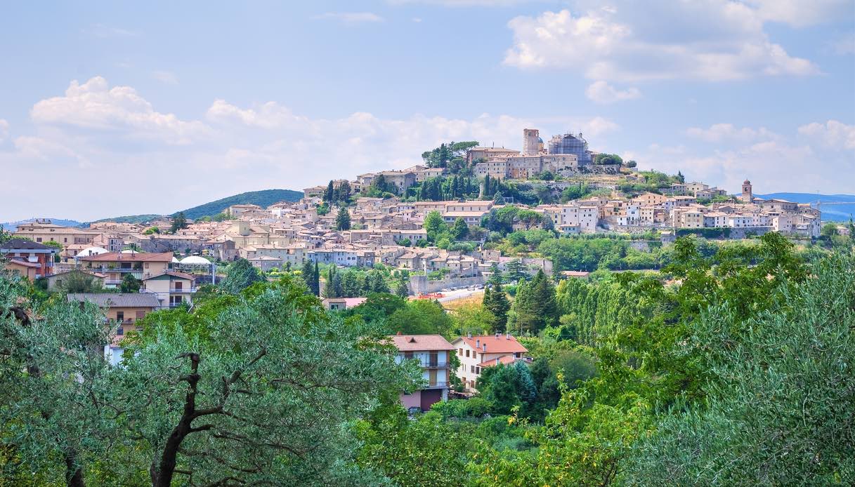 Lo splendido borgo di Amelia, in Umbria