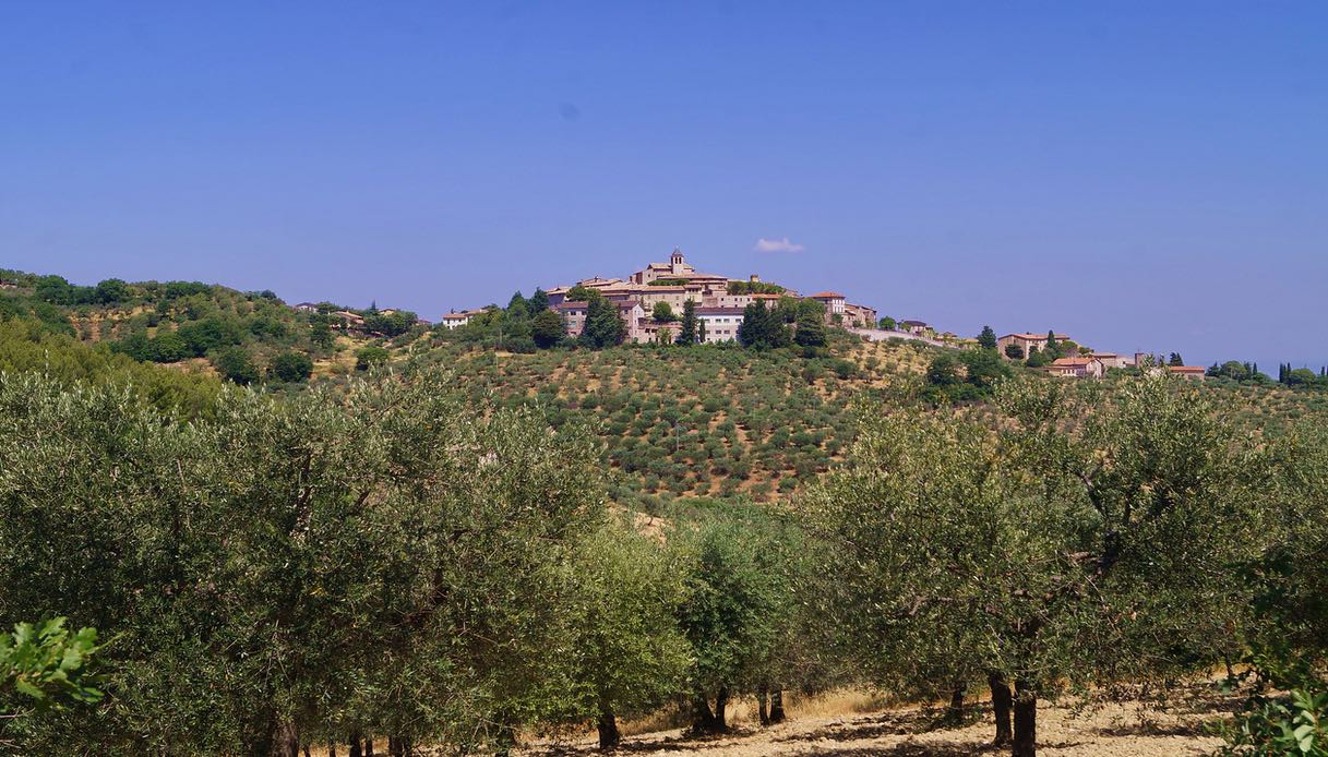 Splendido panorama di Giano dell'Umbria