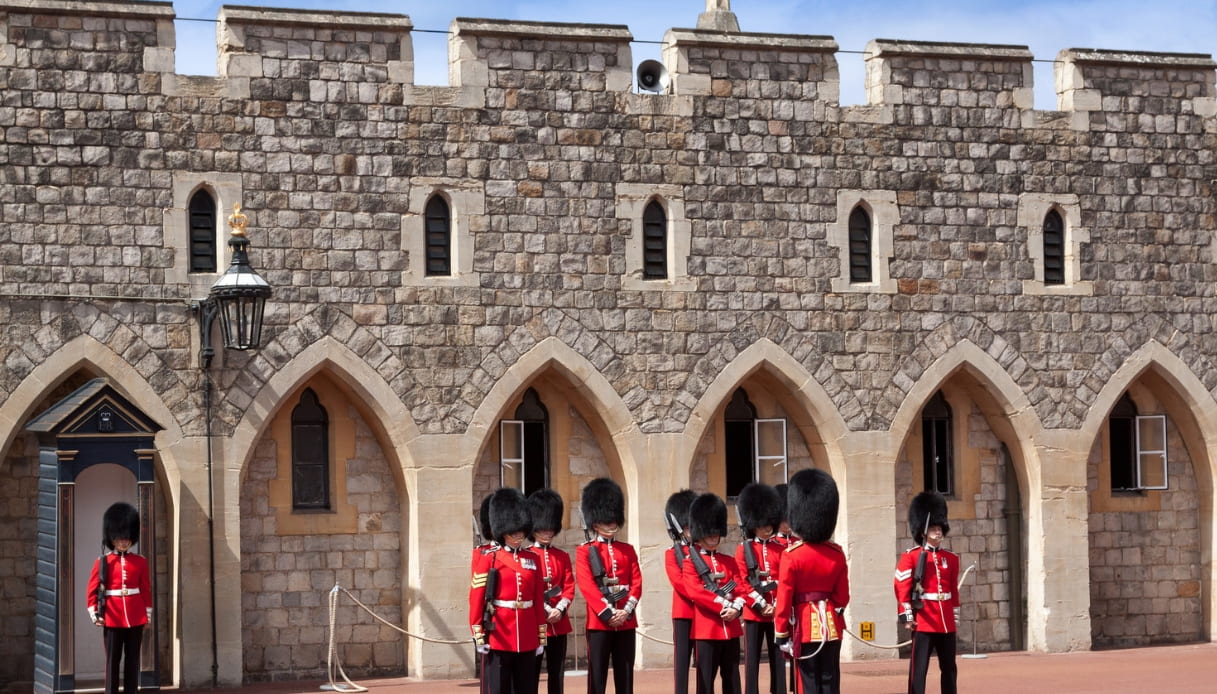 Cambio guardia Castello Windsor