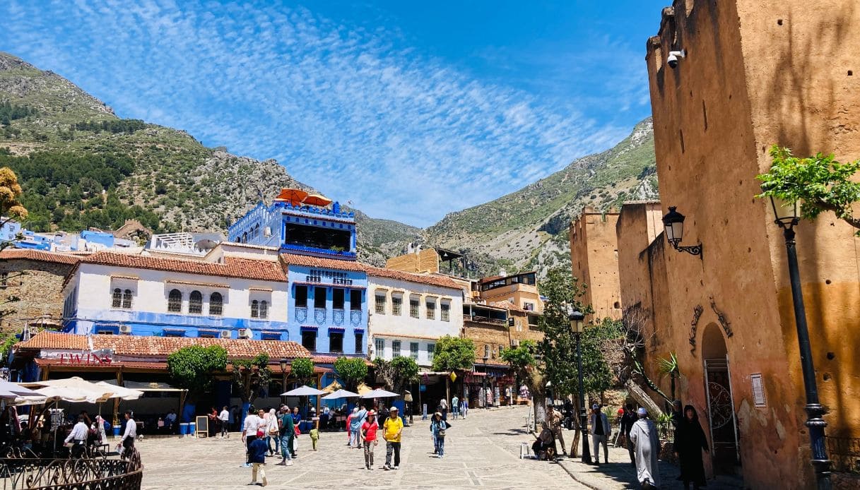 Chefchaouen, la piazza grande