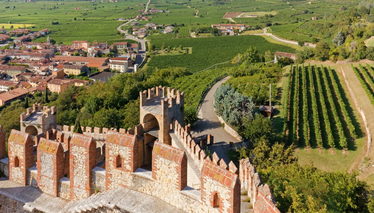 Soave vista dal suo celebre castello