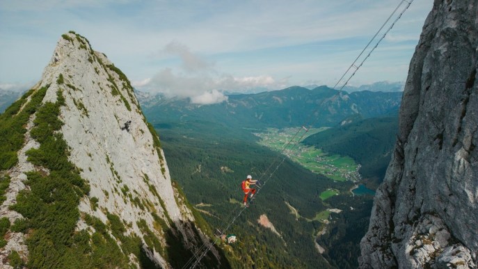 A Gosau, in Austria, la via ferrata dalla vista mozzafiato