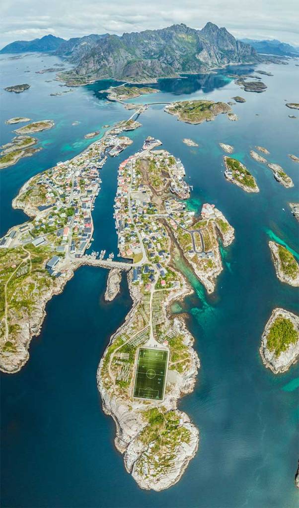 Il panorama su Henningsvaer