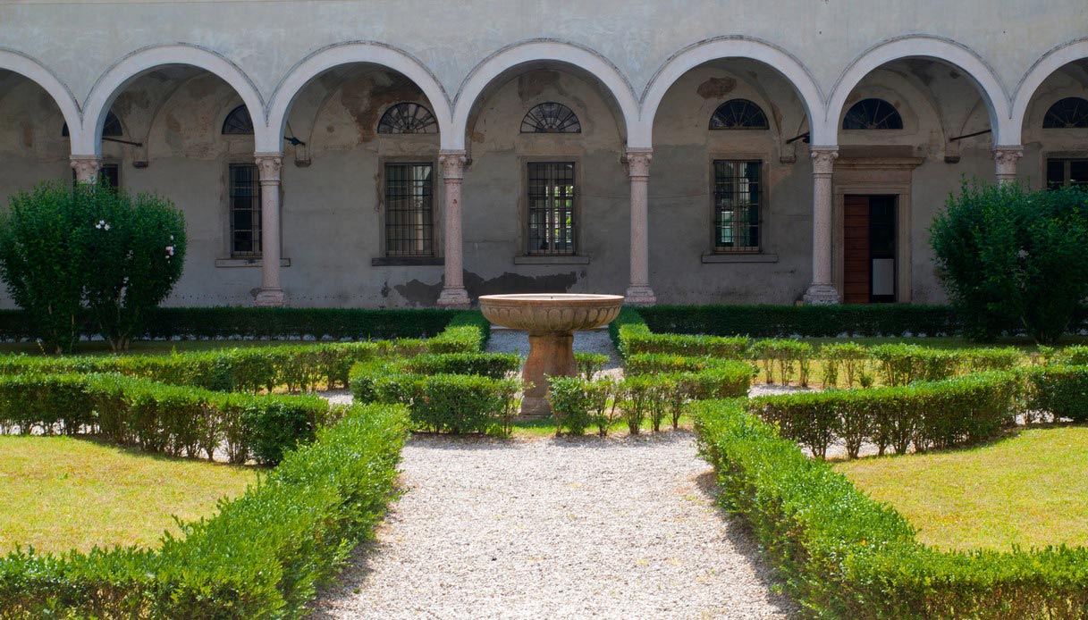Chiostro a San Bendetto Po