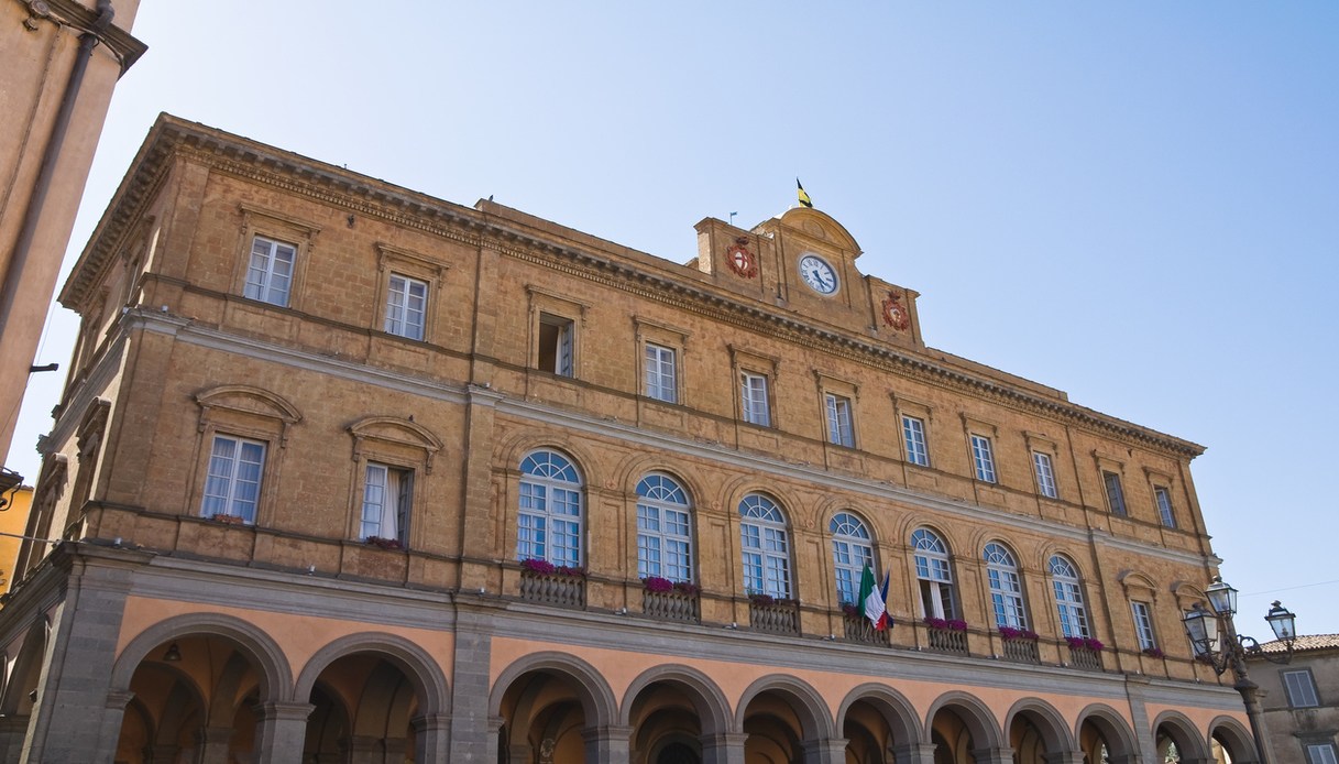 il palazzo del comune ad acquapendente Lazio