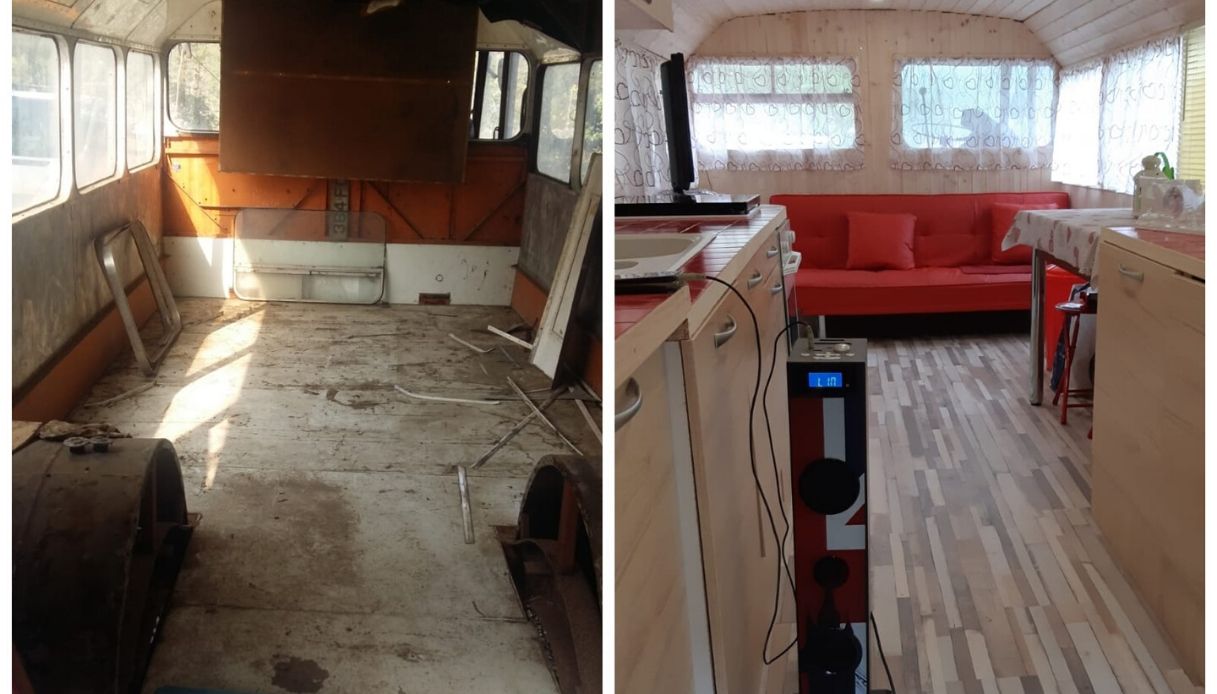 Un autobus di Londra è ora una casa vacanze
