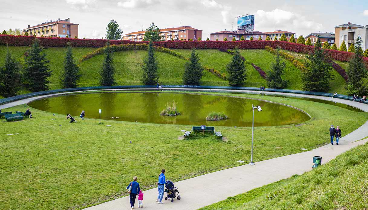 La panchina del parco di Portello