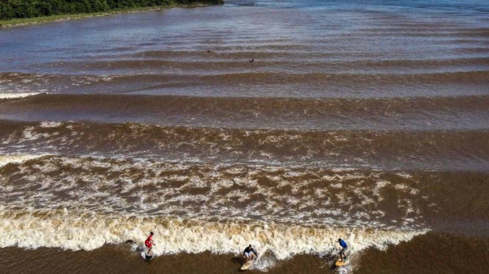 Pororoca: l’onda infinita del Rio delle Amazzoni