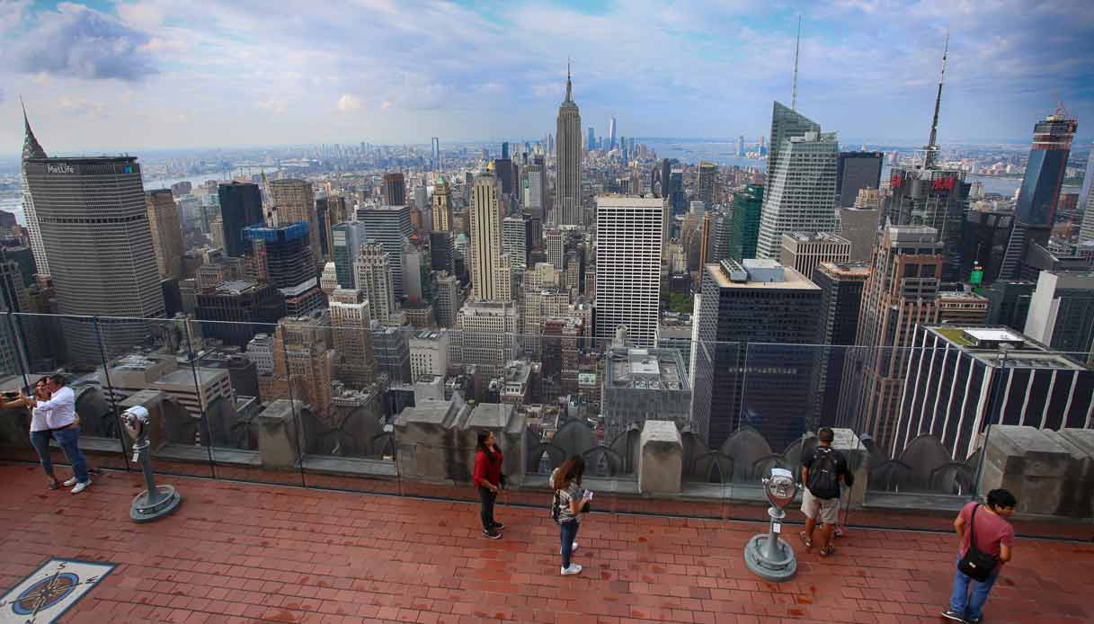 top of the rock rockefeller new york
