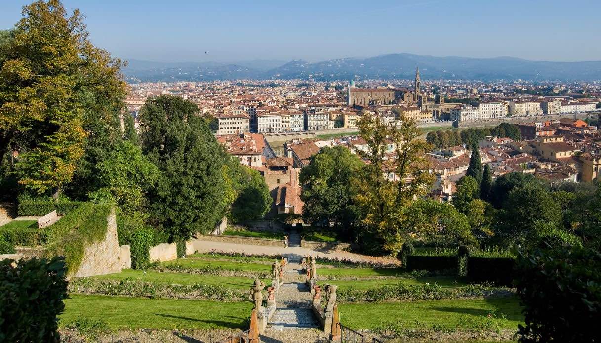 Il terrazzo panoramico di Villa Bardini, Firenze