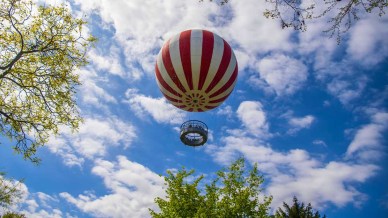 Mongolfiera trasformata in una torre di osservazione: succede a Budapest