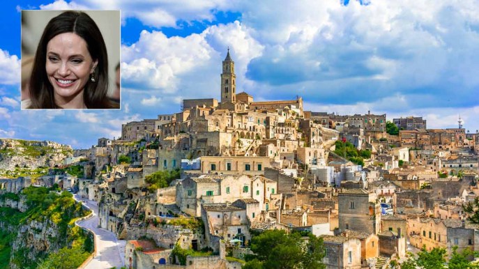 Angelina Jolie pazza per Matera: cosa ci fa tra i Sassi