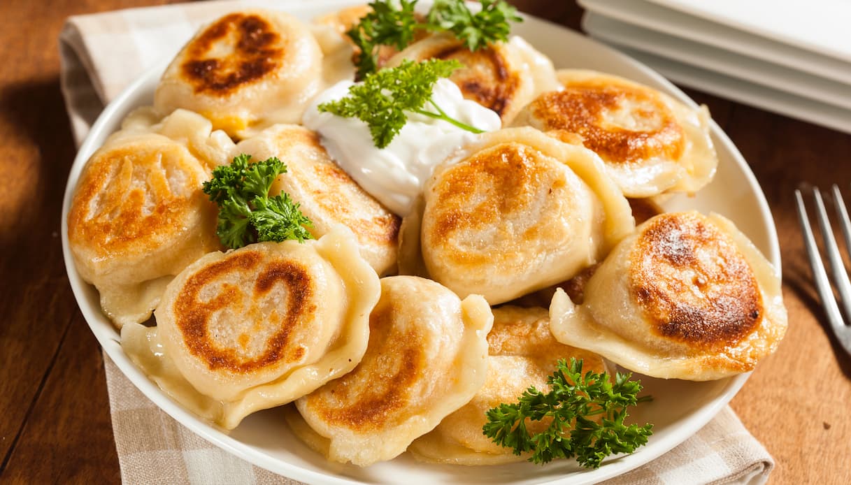pierogi cibo polonia