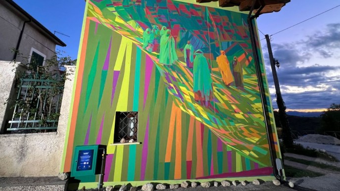 Borgo Universo si colora ancora. È più bello ed è green