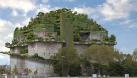 Sul tetto di un ex bunker è nata un’oasi verde