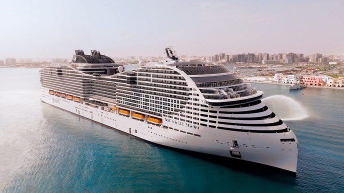 MSC World Europa: battezzata la nave da crociera più green al mondo