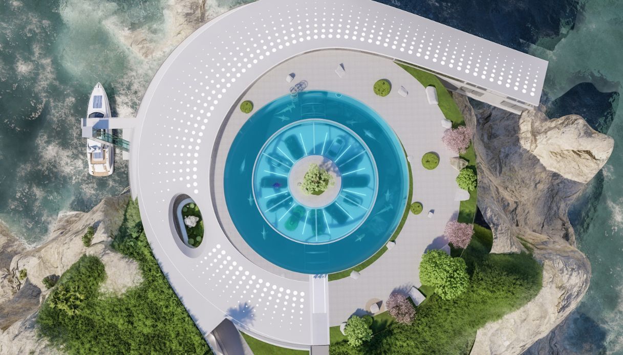 La villa nel metaverso costruita dall'architetto Omar Hakim