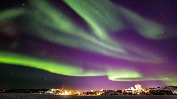 Questa piccola città è la capitale dell’aurora boreale