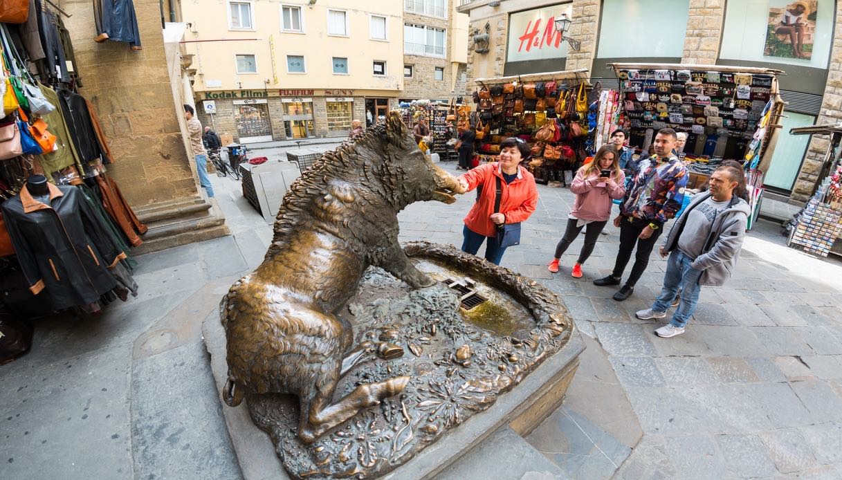 Fontana del Porcellino a Firenze