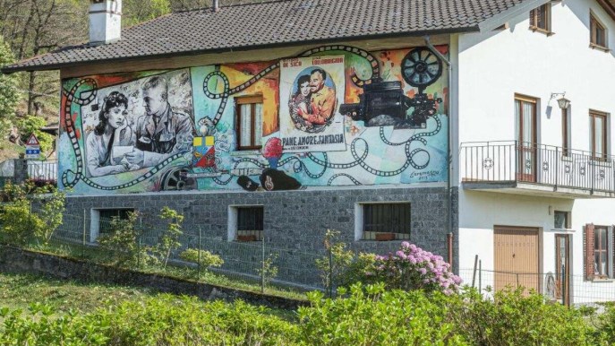 Legro, il paese dipinto sulle sponde di un lago italiano