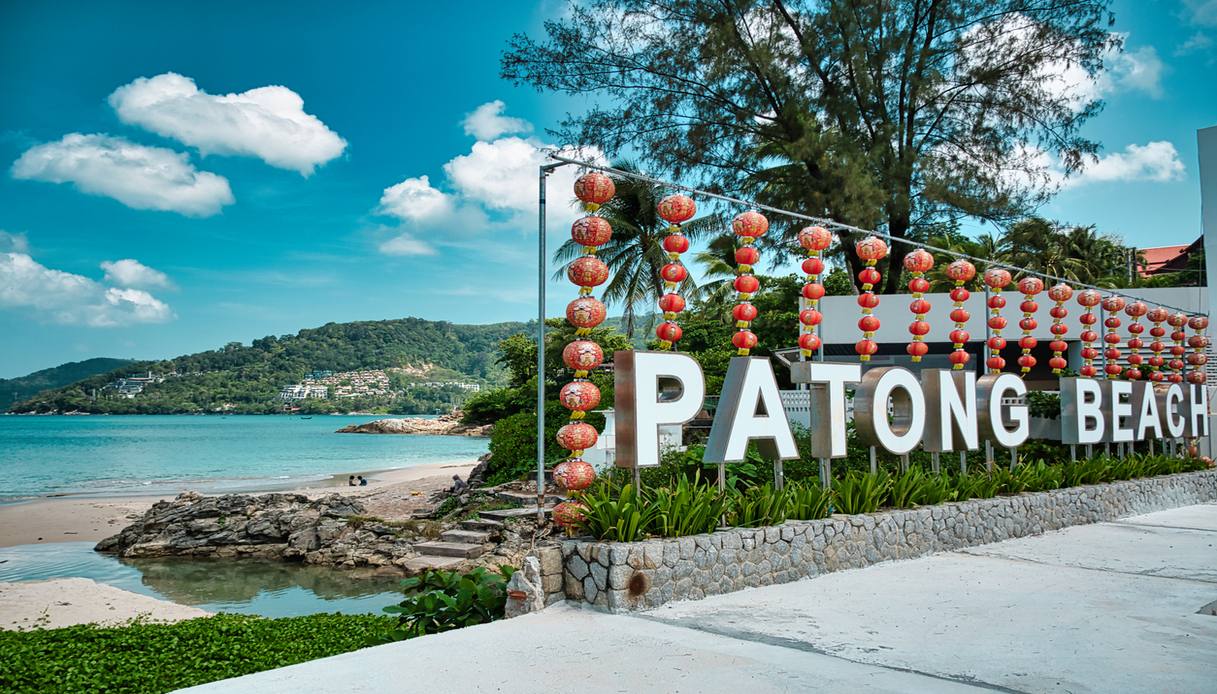 La spiaggia di Patong beach