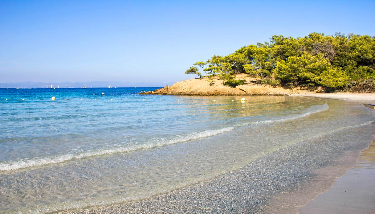 Plage d'Argent a Porquerolles