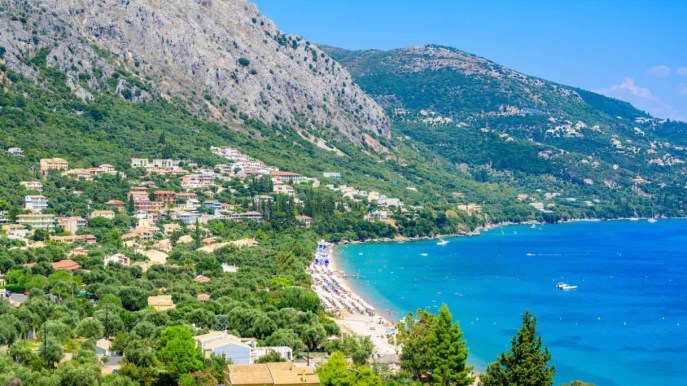 Barbati Beach, spiaggia eccezionale della Grecia