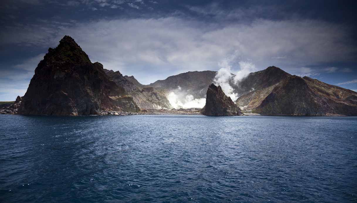 White Island vista dal mare