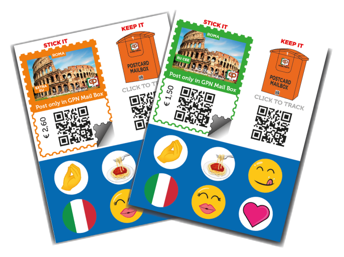 Globe Postal Network - cartolina