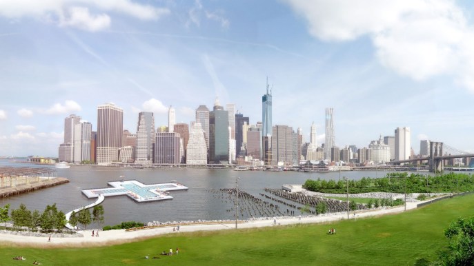 New York avrà la sua piscina: galleggerà tra i grattacieli