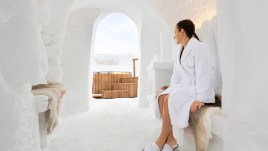 In Italia esiste una spa fatta di neve e ghiaccio: è un sogno