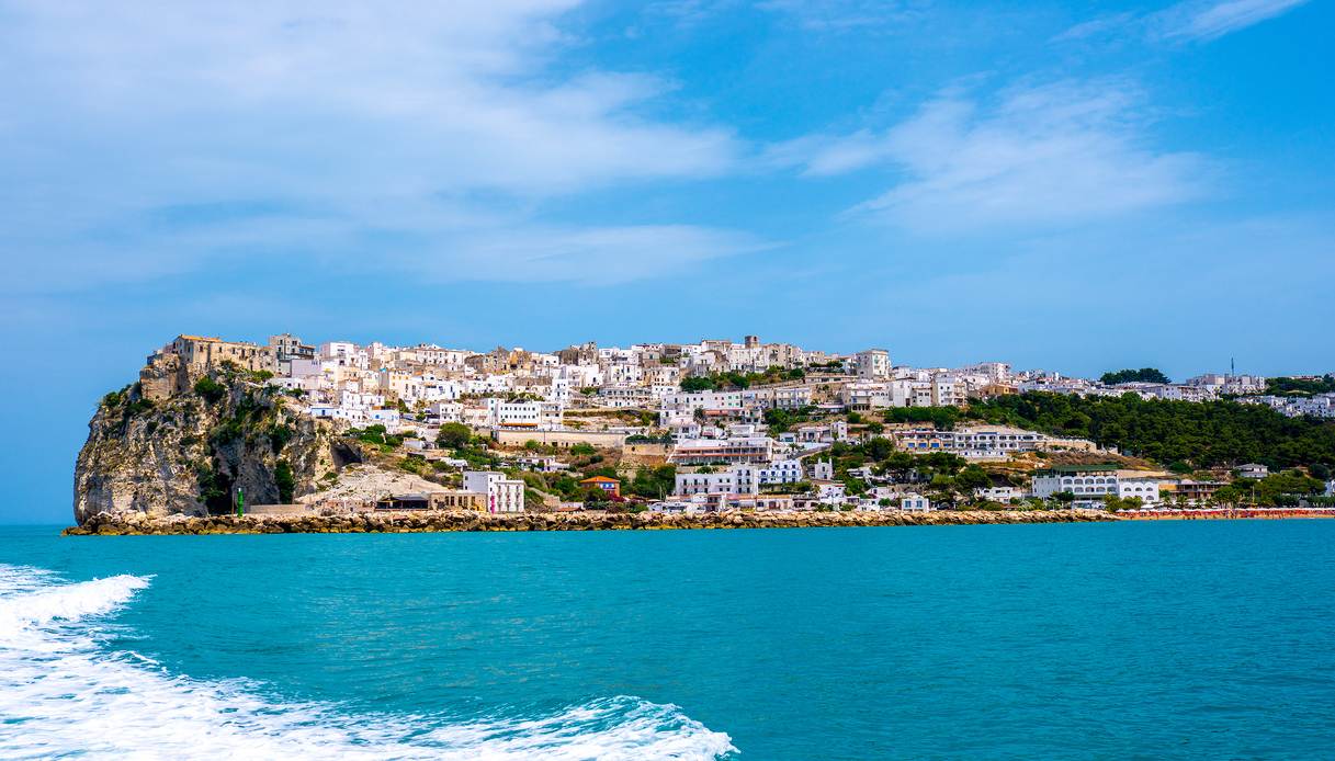 La splendida cittadina di Peschici, in Puglia