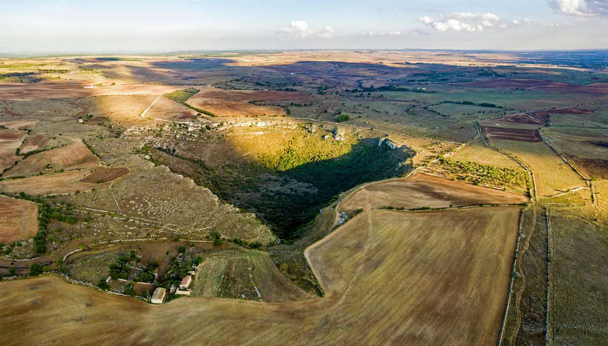Suggestivo Pulo di Altamura, in Puglia