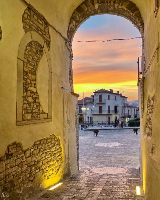 Una veduta dell'Arco della Terra di Comune Roseto Valfortore